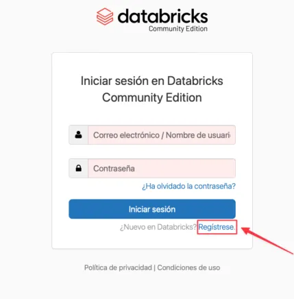 Databricks Community Edition Sign Up